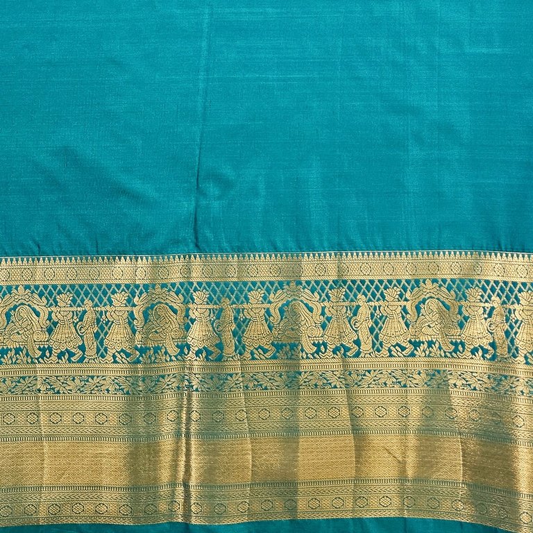 Trendy Kanchipuram Blended Vintage Bridal Silk Sarees 013
