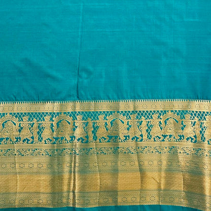 Trendy Kanchipuram Blended Vintage Bridal Silk Sarees 013