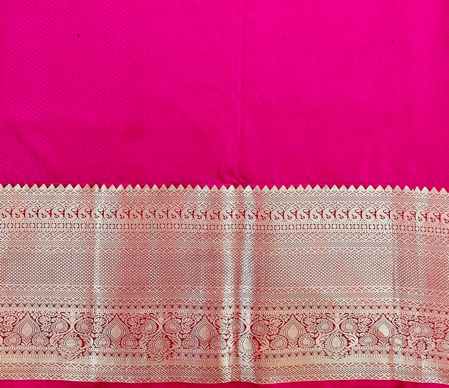 Trendy Kanchipuram Blended Vintage Bridal Silk Sarees 180064 - 014