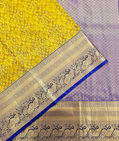 Trendy Kanchipuram Blended Vintage Bridal Silk Sarees 016