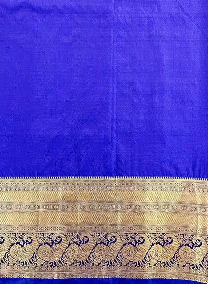 Trendy Kanchipuram Blended Vintage Bridal Silk Sarees 016