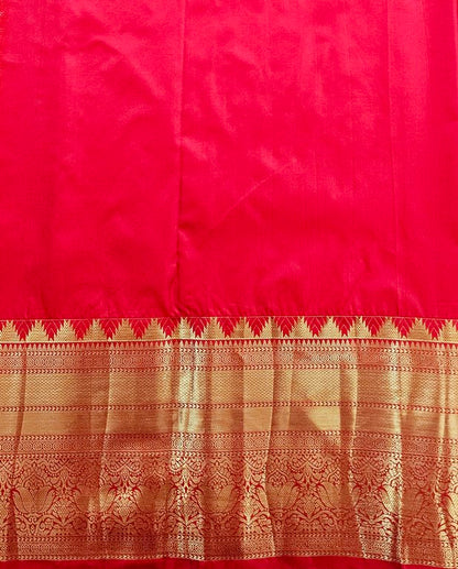 Trendy Kanchipuram Blended Vintage Bridal Silk Sarees 017