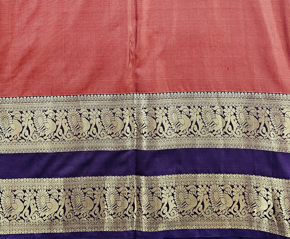 Trendy Kanchipuram Blended Vintage Bridal Silk Sarees 018