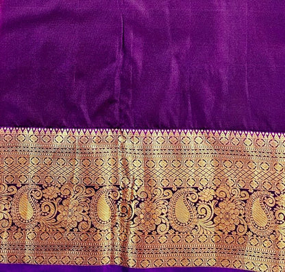 Trendy Kanchipuram Blended Vintage Bridal Silk Sarees 021