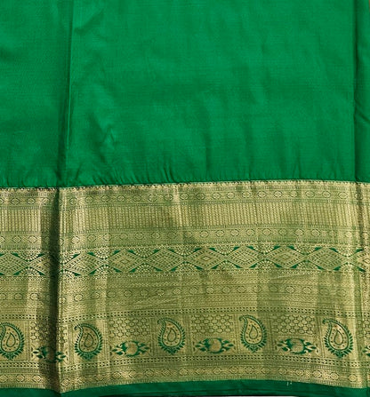 Trendy Kanchipuram Blended Vintage Bridal Silk Sarees 022