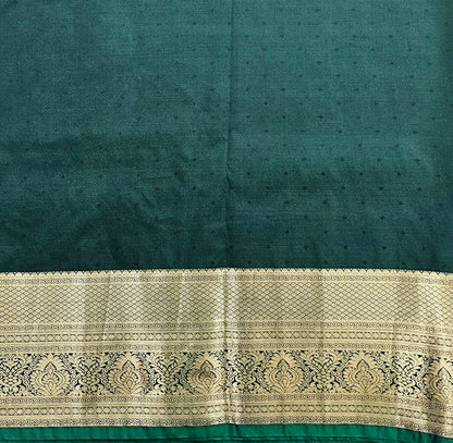 Trendy Kanchipuram Blended Vintage Bridal Silk Sarees 023
