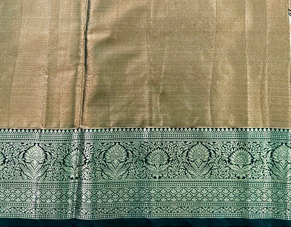 Trendy Kanchipuram Blended Vintage Tissue Bridal Silk Sarees 029