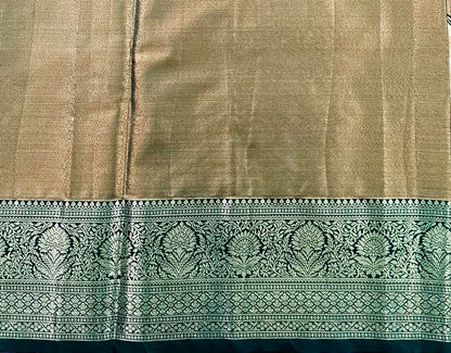 Trendy Kanchipuram Blended Vintage Tissue Bridal Silk Sarees 029