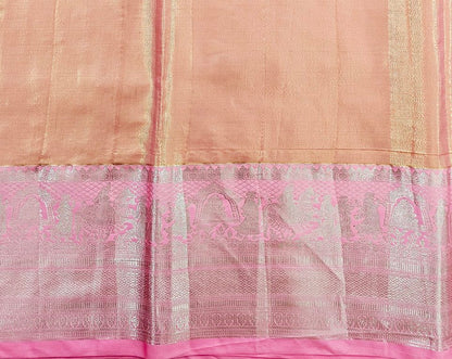 Trendy Kanchipuram Blended Vintage Tissue Bridal Silk Sarees 031