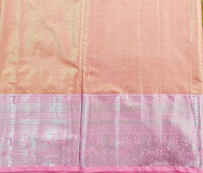 Trendy Kanchipuram Blended Vintage Tissue Bridal Silk Sarees 034