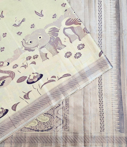 Trendy Kanchipuram Blended Vintage Tissue Bridal Silk Sarees 037
