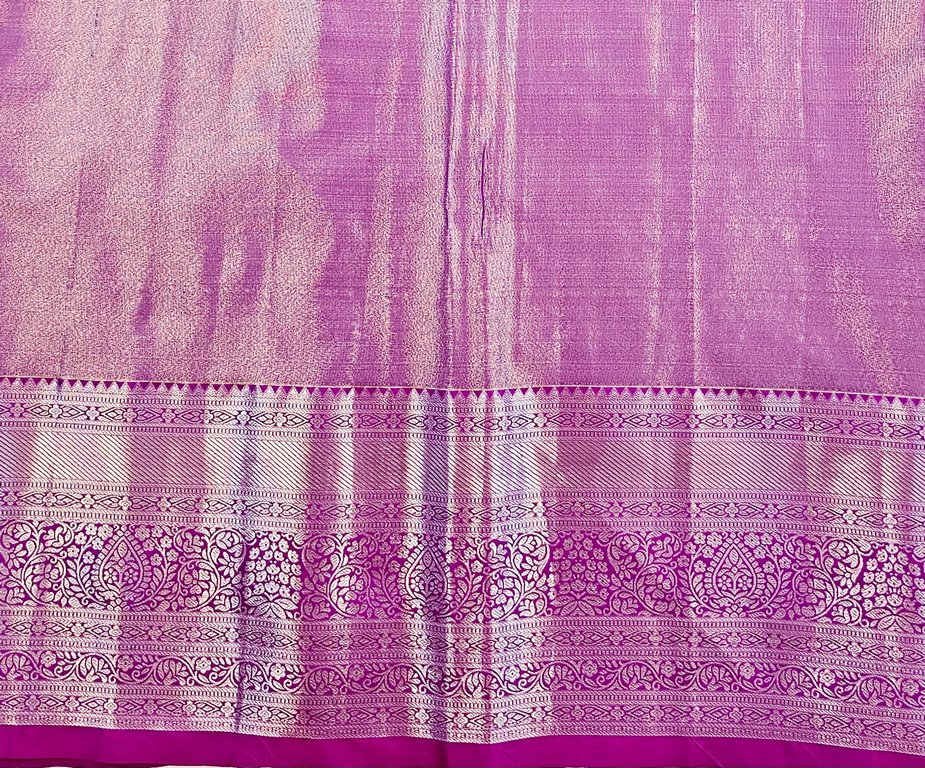 Trendy Kanchipuram Blended Vintage Tissue Bridal Silk Sarees 040