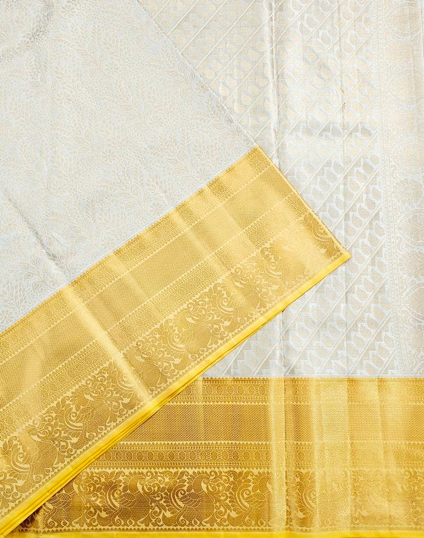 Trendy Kanchipuram Blended Vintage Tissue Bridal Silk Sarees 041