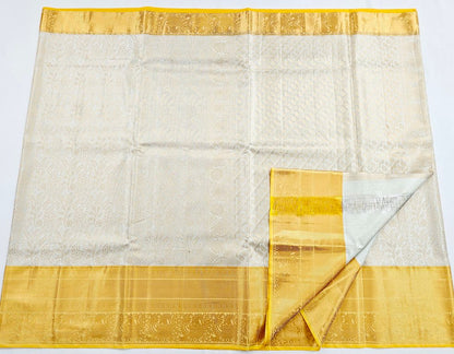 Trendy Kanchipuram Blended Vintage Tissue Bridal Silk Sarees 041