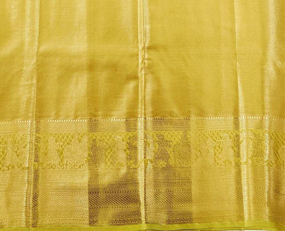 Trendy Kanchipuram Blended Vintage Tissue Bridal Silk Sarees 042