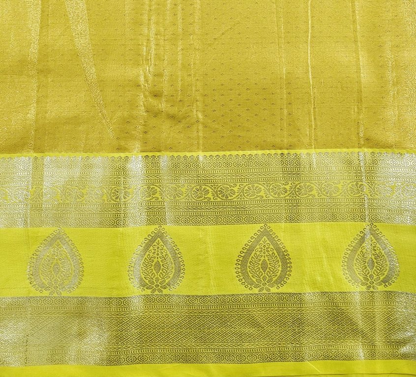 Trendy Kanchipuram Blended Vintage Tissue Bridal Silk Sarees 044