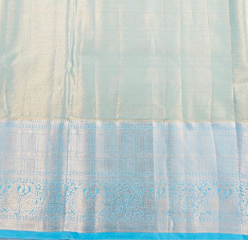 Trendy Kanchipuram Blended Vintage Tissue Bridal Silk Sarees 049