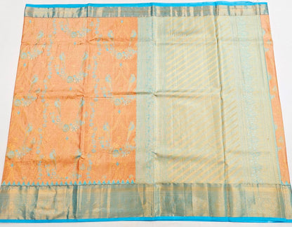 Trendy Kanchipuram Blended Vintage Tissue Bridal Silk Sarees 051