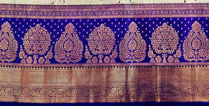 Trendy Kanchipuram Blended Vintage Tissue Bridal Silk Sarees 052