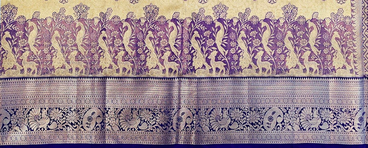 Trendy Kanchipuram Blended Vintage Tissue Bridal Silk Sarees 054