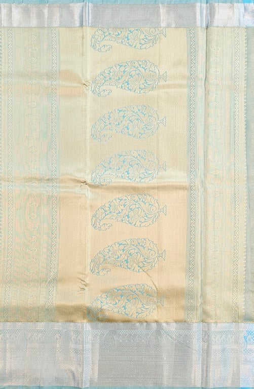 Trendy Kanchipuram Blended Vintage Tissue Bridal Silk Sarees 180060 - 055