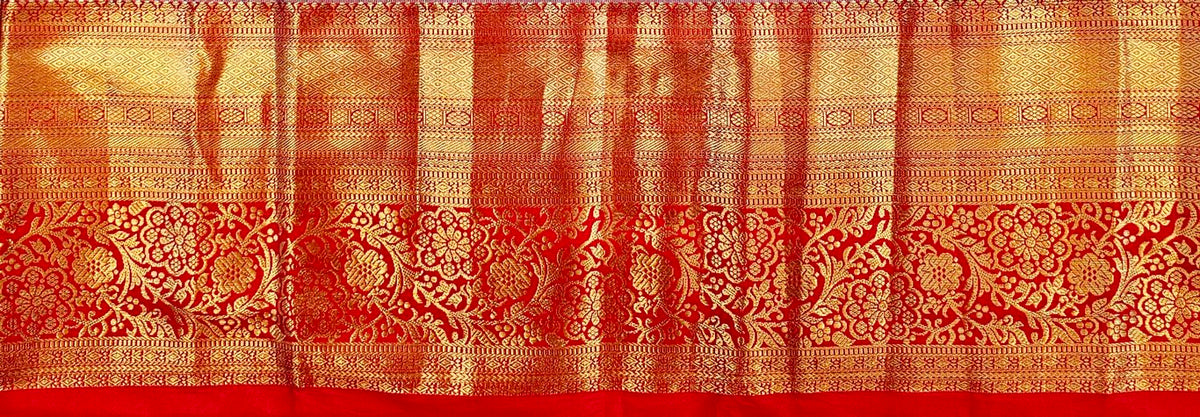 Trendy Kanchipuram Blended Vintage Tissue Bridal Silk Sarees 056