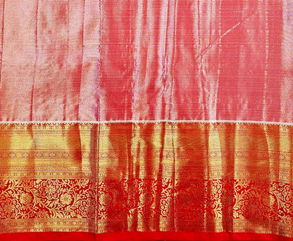 Trendy Kanchipuram Blended Vintage Tissue Bridal Silk Sarees 056
