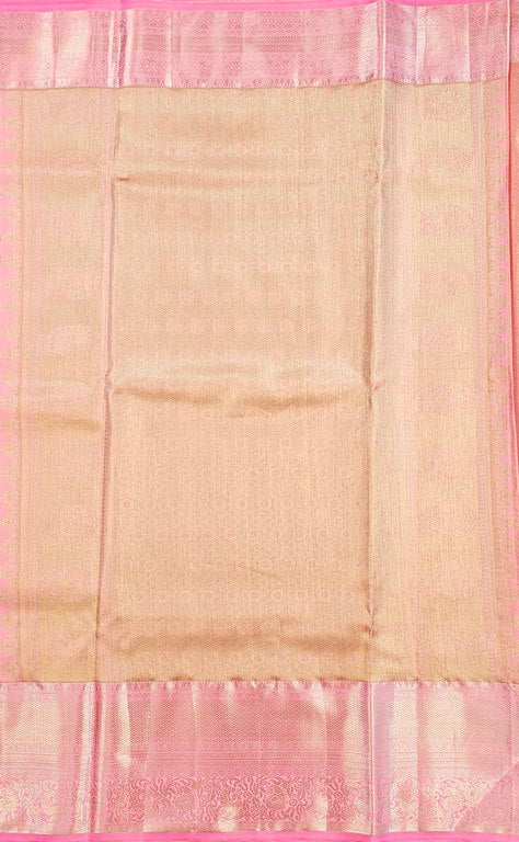 Trendy Kanchipuram Blended Vintage Tissue Bridal Silk Sarees 058