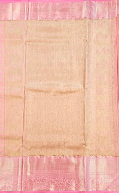 Trendy Kanchipuram Blended Vintage Tissue Bridal Silk Sarees 058