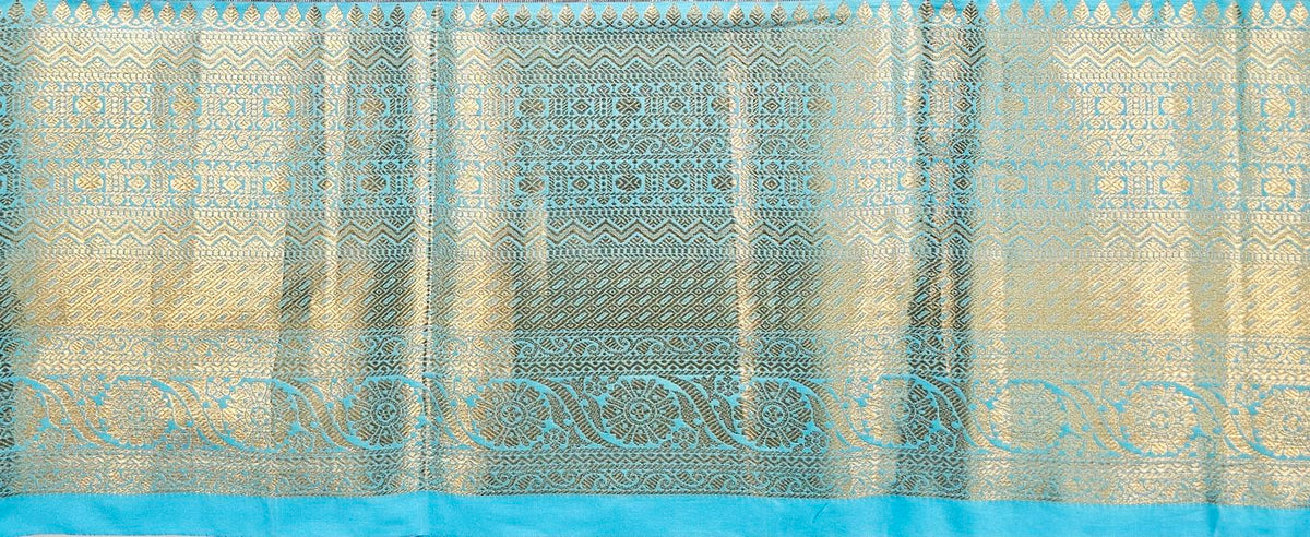 Trendy Kanchipuram Blended Vintage Tissue Bridal Silk Sarees 059