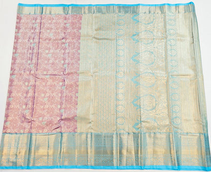 Trendy Kanchipuram Blended Vintage Tissue Bridal Silk Sarees 059