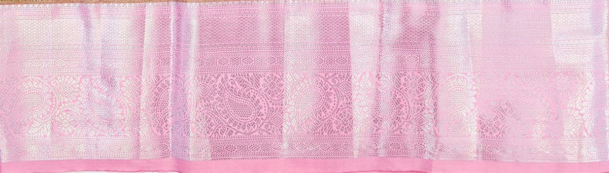 Trendy Kanchipuram Blended Vintage Tissue Bridal Silk Sarees 060