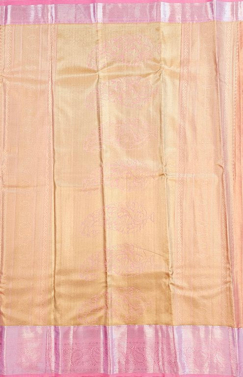 Trendy Kanchipuram Blended Vintage Tissue Bridal Silk Sarees 060