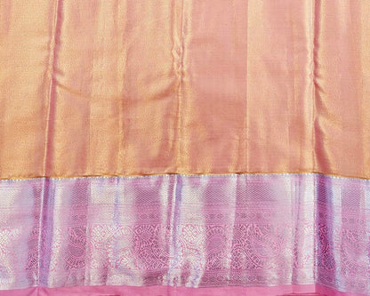 Trendy Kanchipuram Blended Vintage Tissue Bridal Silk Sarees 060