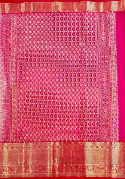 Trendy Kanchipuram Blended Vintage Bridal Silk Sarees 061