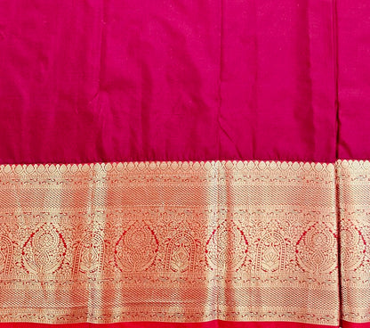 Trendy Kanchipuram Blended Vintage Bridal Silk Sarees 062