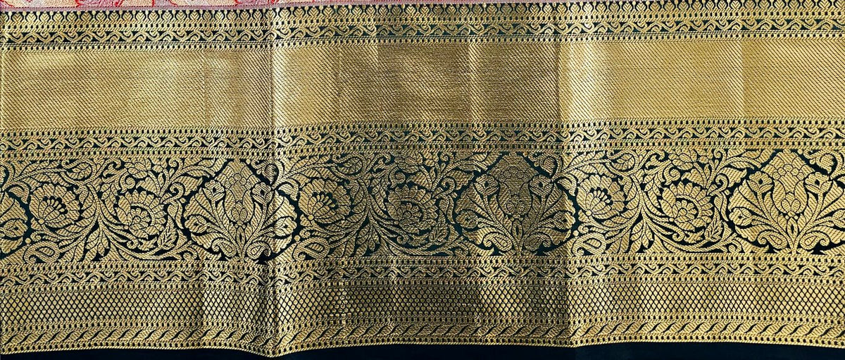 Trendy Kanchipuram Blended Vintage Tissue Bridal Silk Sarees 063