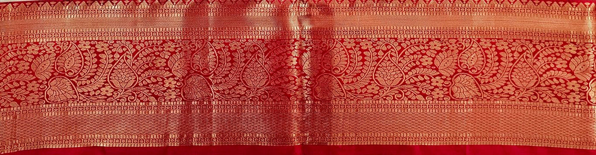 Trendy Kanchipuram Blended Vintage Bridal Silk Sarees 067