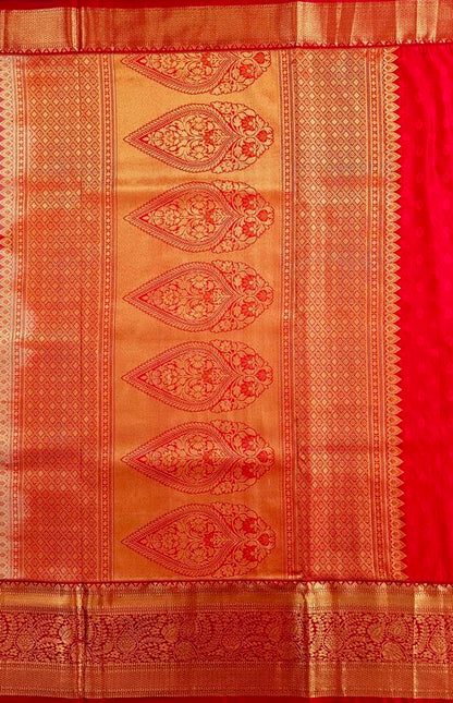Trendy Kanchipuram Blended Vintage Bridal Silk Sarees 067