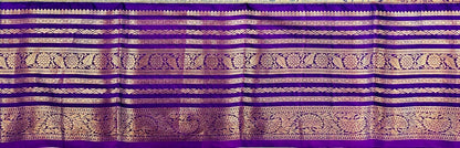 Trendy Kanchipuram Blended Vintage Bridal Silk Sarees 068