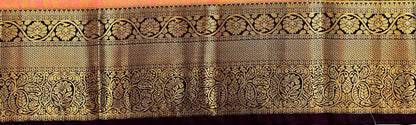 Trendy Kanchipuram Blended Vintage Bridal Silk Sarees 070