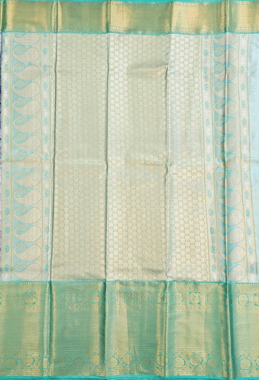 Trendy Kanchipuram Blended Vintage Tissue Bridal Silk Sarees 072