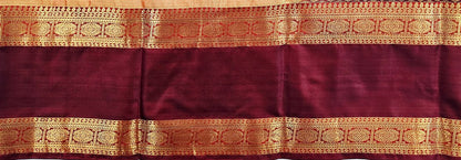 Trendy Kanchipuram Blended Vintage Bridal Silk Sarees 074