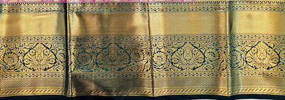 Trendy Kanchipuram Blended Vintage Tissue Bridal Silk Sarees 073