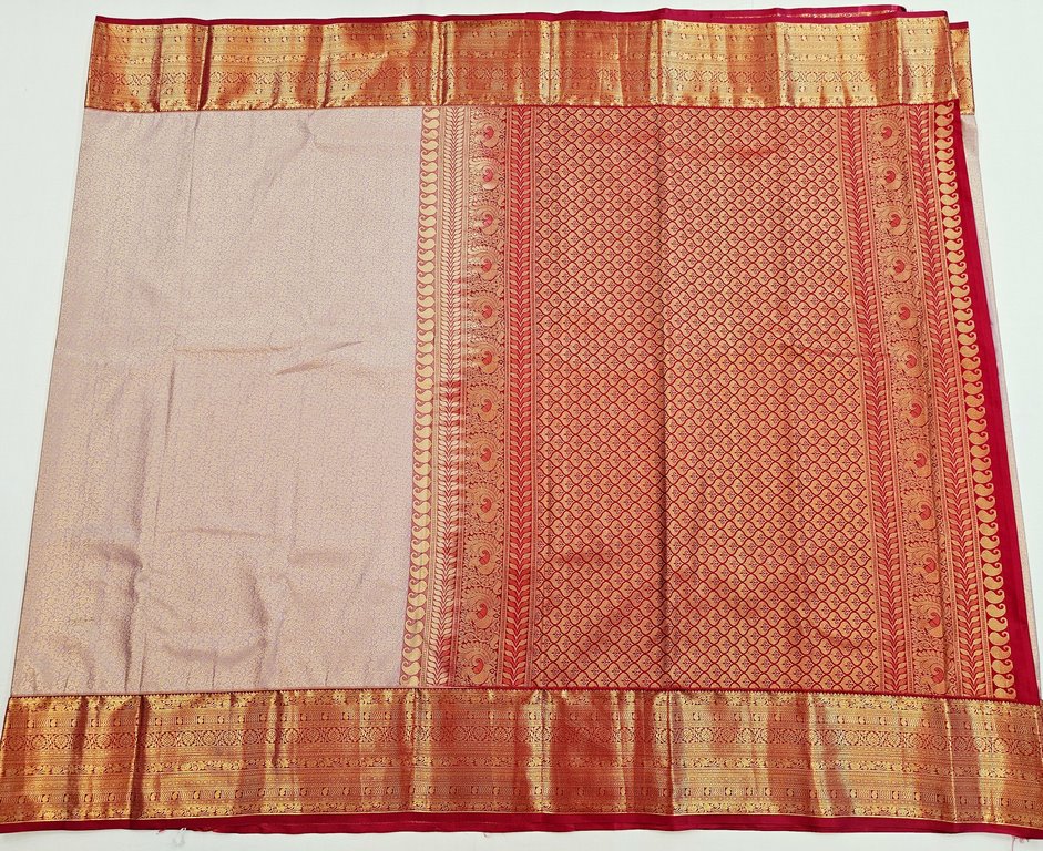 Trendy Kanchipuram Blended Vintage Bridal Silk Sarees 075