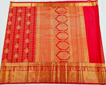 Trendy Kanchipuram Blended Bridal Silk Sarees 005 – Kanchipuram Lakshaya Silks