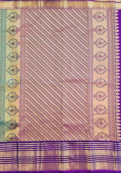 Trendy Kanchipuram Blended Vintage Bridal Silk Sarees 004 – Kanchipuram Lakshaya Silks