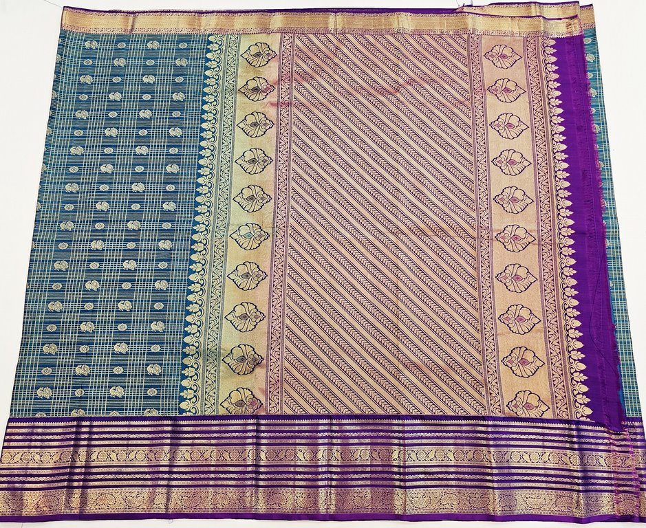 Trendy Kanchipuram Blended Vintage Bridal Silk Sarees 004 – Kanchipuram Lakshaya Silks
