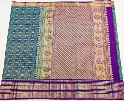 Trendy Kanchipuram Blended Vintage Bridal Silk Sarees 004 – Kanchipuram Lakshaya Silks