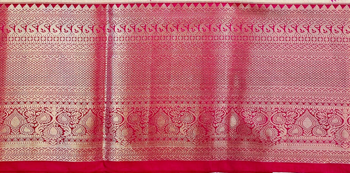 Trendy Kanchipuram Blended Bridal Silk Sarees 003 – Kanchipuram Lakshaya Silks
